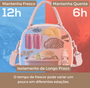 Bolsa Térmica Portátil Feminino -  Lunch Chic